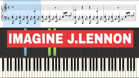 Imagine John Lennon On Piano How To Play Tutorial With Sheet Music