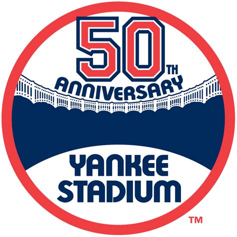 New York Yankees Stadium Logo 1973 50th Anniversary Of Yankee