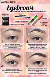 Eyebrows Makeup Tutorial With Pencil Images