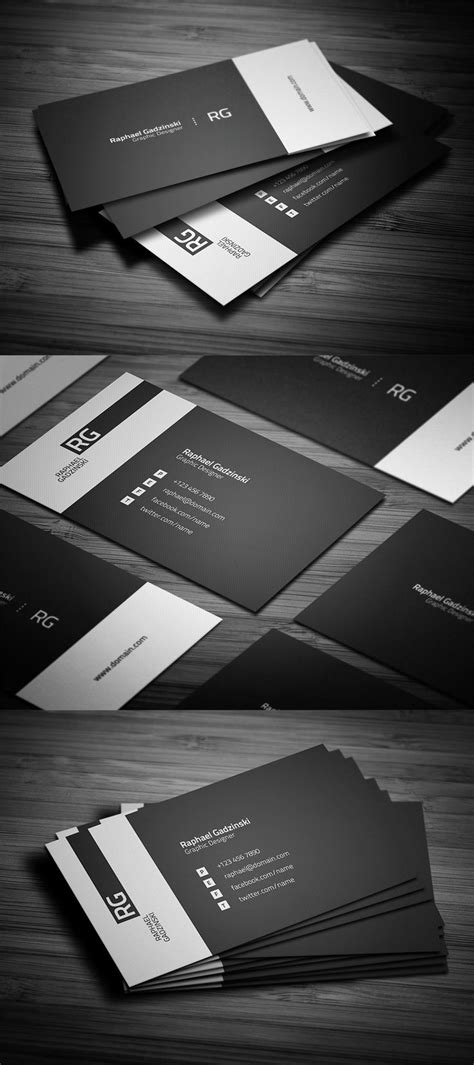 Simple Business Cards Templates Free Download By Flowpixel Business