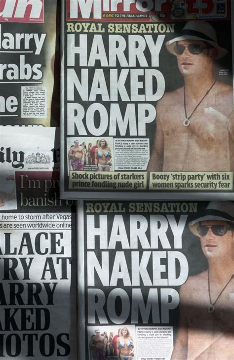 Prince Harry Nude Photo Royals Impose Media Blackout Over Naked Vegas