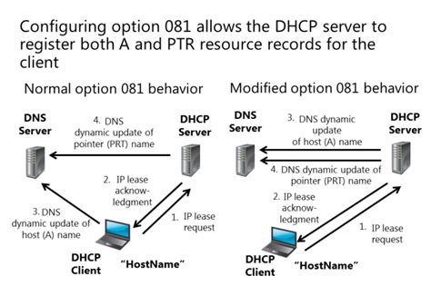 Configuring DHCP Interaction With DNS