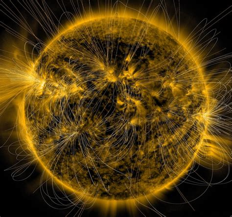 Magnetic Sun Nasa Releases Stunning Image Of Suns Magnetic Field