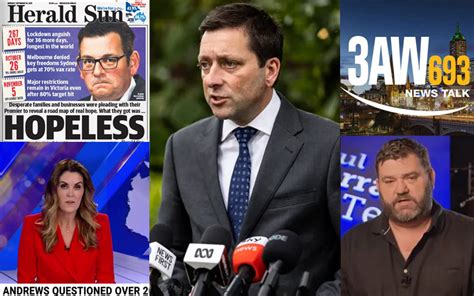 Media Dan Elit Politik Melindungi Dan Andrews Kata Liberal Victoria