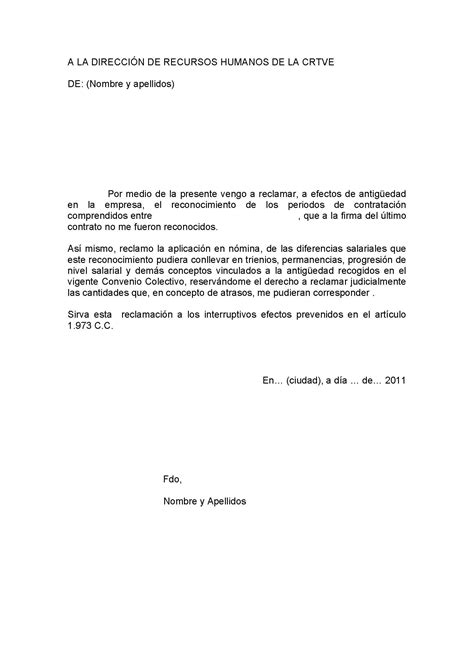Carta De Reconocimiento De Antigüedad Laboral Carley Velasco Ejemplo