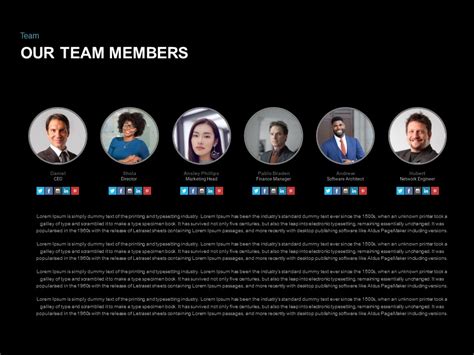 Team Introduction Powerpoint Template And Keynote Slide
