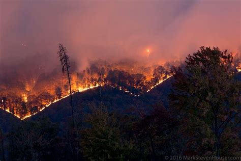 Forest Fires In Western Nc November 2016 Blue Ridge Mountain Life