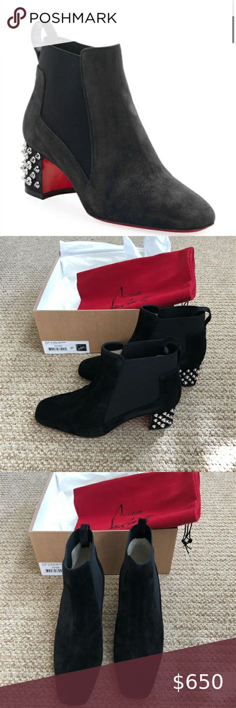 Christian Louboutin Study Suede Boots Nwt Boots Suede Boots