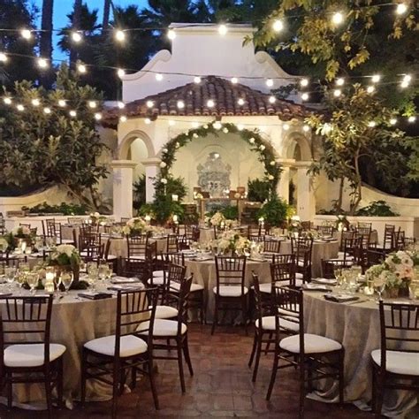 Amazing Outdoor Evening Wedding Reception At Rancho Las Lomas With