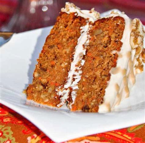 spiced carrot cake with caramel cream cheese frosting bigoven 727421