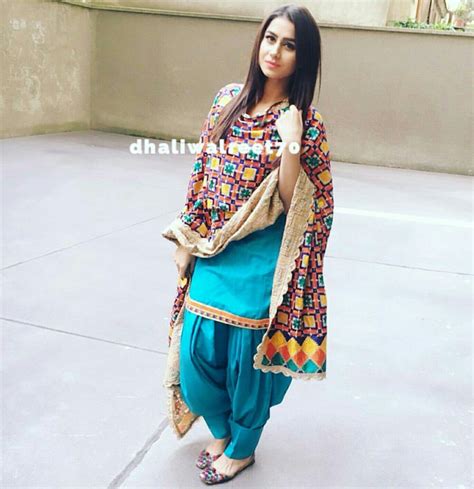 A wide variety of phulkari suit options are available to you, such as feature, supply type, and fabric type. Sky blue suit with unique phulkari design | Patiala suit ...
