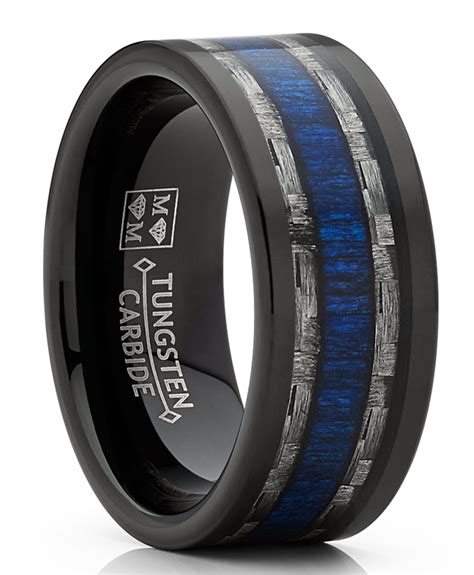 Https://tommynaija.com/wedding/blue Wood Men Wedding Ring