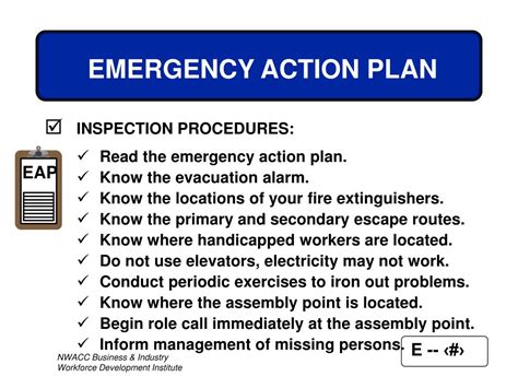 Emergency Evacuation Plan Procedure