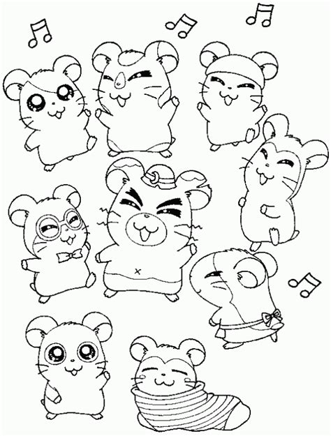 Hamtaro And Friends Coloring Pages New Coloring Pages