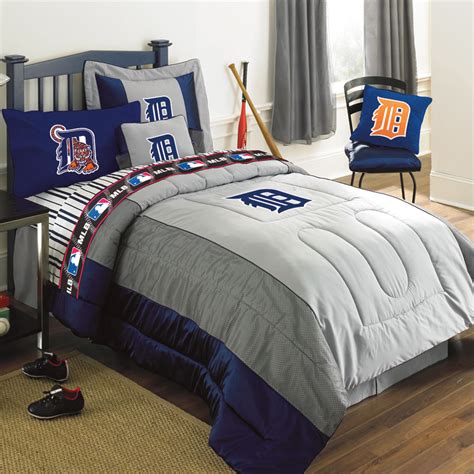 Detroit Tigers Mlb Authentic Team Jersey Bedding Queen Size Comforter
