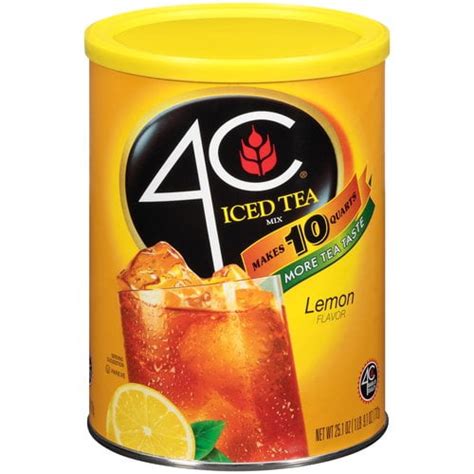 4c Drink Mix Lemon Iced Tea 251 Oz 1 Count