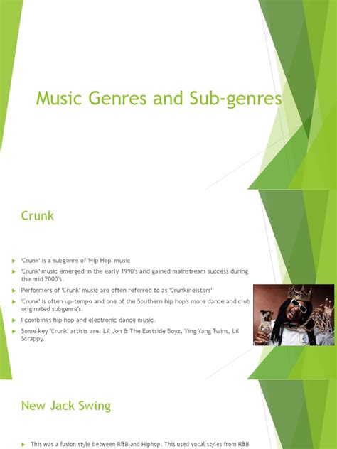Music Genres Pdf Musical Subcultures Entertainment