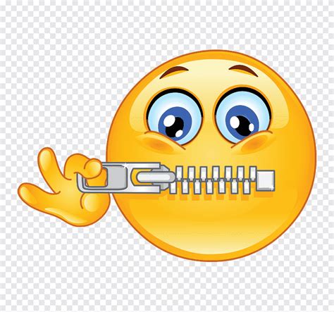 Mouth Zip Emoji Emoticon Emoji Smiley Mouth Emoji Zipper Face Png