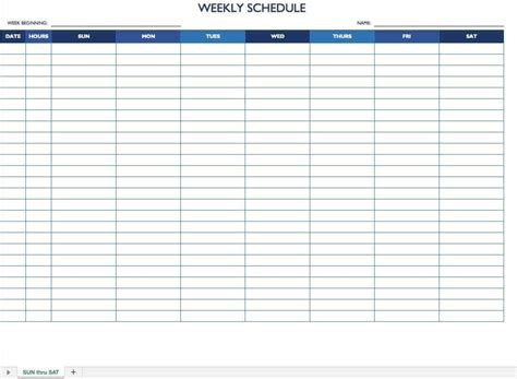 Beautiful Free Employee Scheduling Templates Template Ideas Within