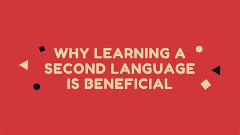 Many Advantages Of Learning A Second Language Infographic