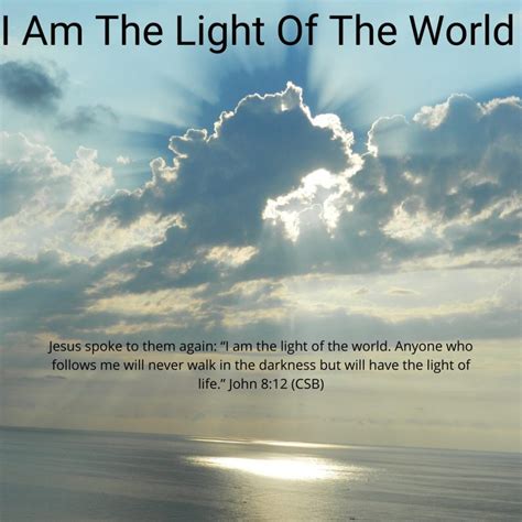I Am The Light Of The World Rooted Built Established