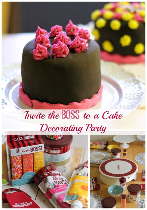 I guess we've all been in the situation, where you finally muster up enough courage to say your spiteful boss farewell wishes, leaving the most hated and annoying office work ever. Frugal Foodie Mama: Invite the BOSS to a Cake Decorating Party