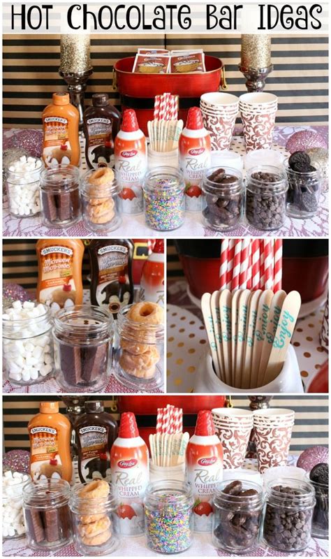 Hot Chocolate Bar Ideas Delicious Hot Chocolate Mix In Ideas Perfect