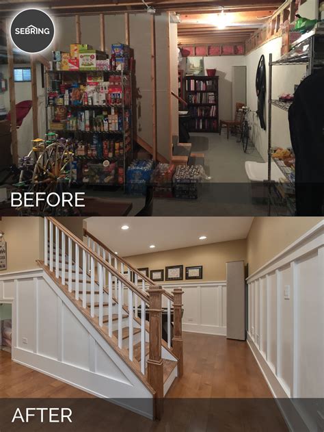The basement was by far the most overwhelming space we had. A Naperville Basement Before & After Pictures | Home ...