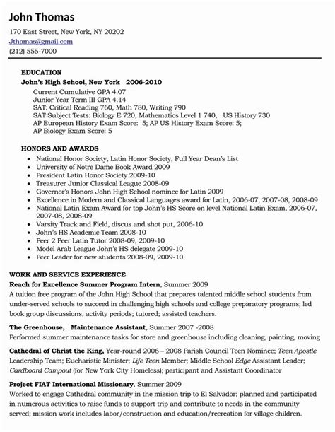 sample resume xls format resume format high school resume high school math teacher college