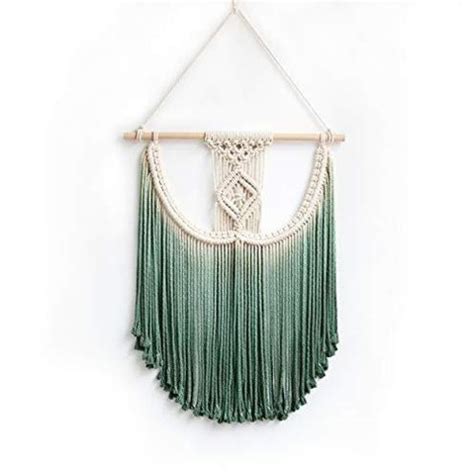 Macrame Wall Hanging Tapestry Hand Woven Pendant Decoration Etsy