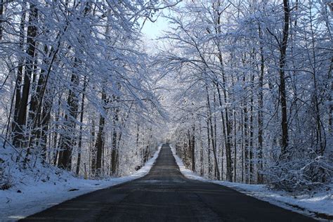Winter Road Way 5k Hd Nature 4k Wallpapers Images