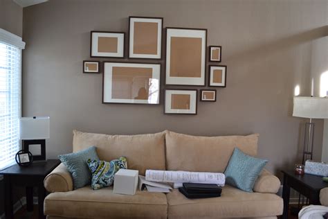 Another Idea For Hanging Ikea Ribba Frames Gallery Wall Living Room