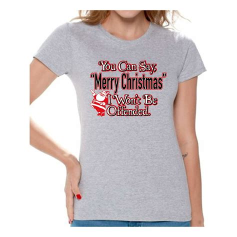 Awkward Styles Awkward Styles You Can Say Merry Christmas I Wont Be Offended Christmas Shirts