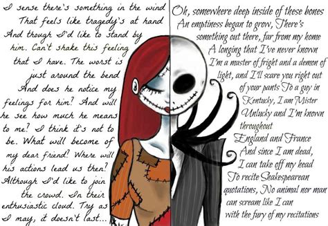 Sally And Jack Nightmare Before Christmas By Willowhisper18 On Deviantart