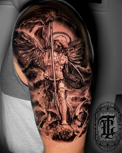 Share 64 Saint Michael Tattoo On Forearm Incdgdbentre