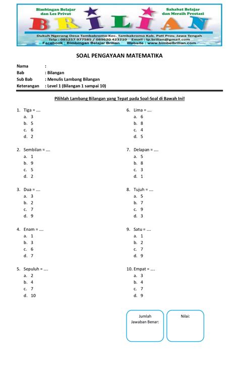 Lambang Bilangan Soal Matematika Kelas Soal Matematika Kelas Riset The Best Porn Website