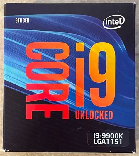 Intel Core I9 9th Gen Core I9 9900k Coffee Lake 8 Core 16 Thread36