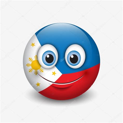 Philippines Drapeau Smiley Image Vectorielle Par Ipetrovic