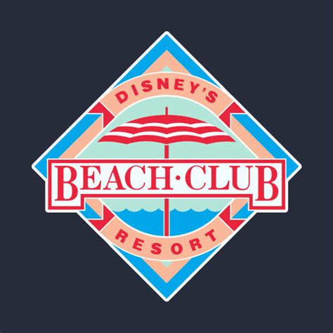 Beach Club Resort Logo Walt Disney World T Shirt Teepublic