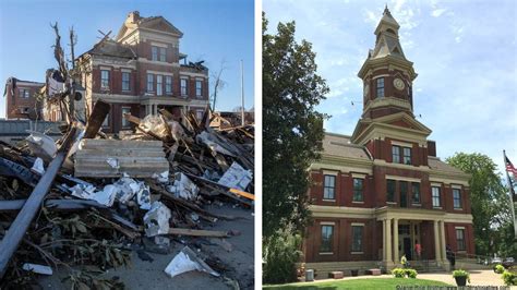 Kentucky Tornadoes Before And After Pictures Of Mayfield Ky Lexington
