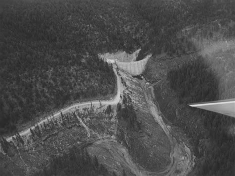 Aerial View Of Blue Ridge Dam In Coconino County Arizona Memory Project