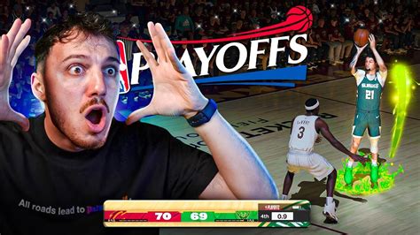 Με BUZZER BEATER ξεκίνησαν τα Playoffs NBA2K MyCareer Ep 8 YouTube