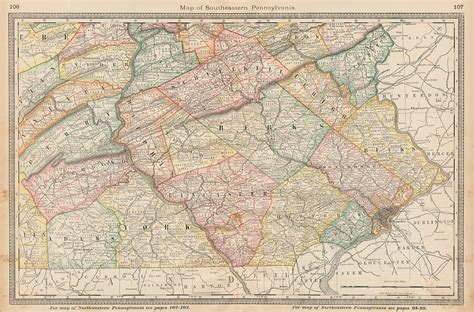 Old And Antique Prints And Maps Usa Southeastern Pennsylvania