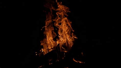 Download Wallpaper 1920x1080 Bonfire Fire Flame Light Dark Full Hd