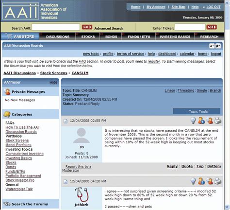 New Aaii Discussion Boards Aaii