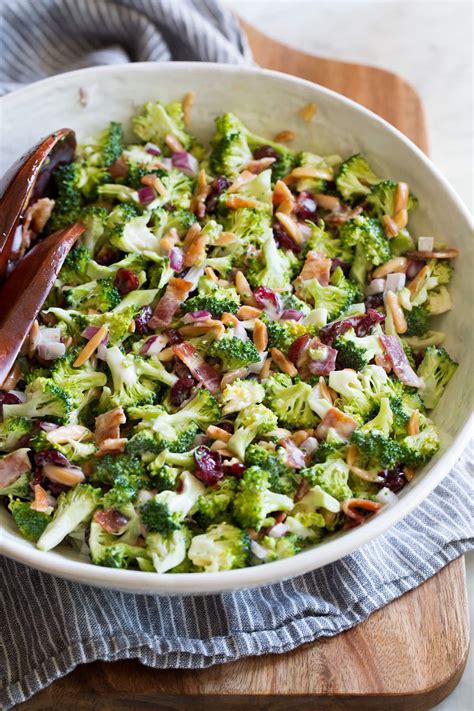 Today, i'm sharing an easy broccoli salad recipe to add to your lunch box or enjoy alongside a burger or fish this summer and spring. Broccoli Salad Recipe - Cooking Classy