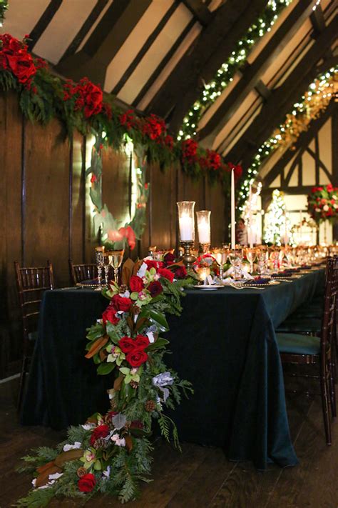 30 Awesome Winter Red Christmas Themed Festival Wedding
