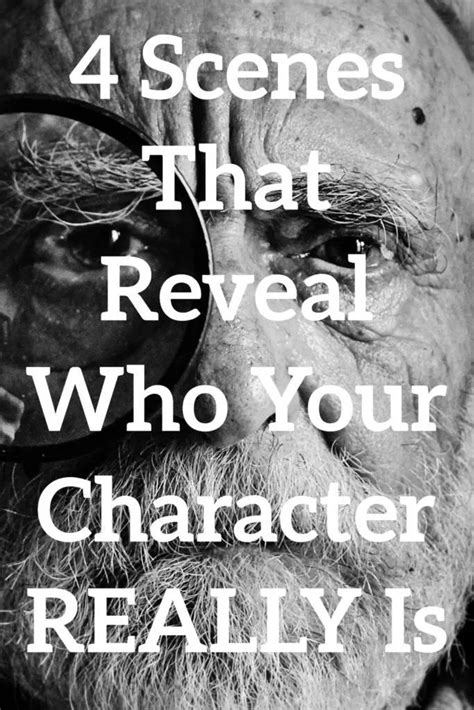 Write Scenes That Reveal Who Your Character Is Seamlessly Character