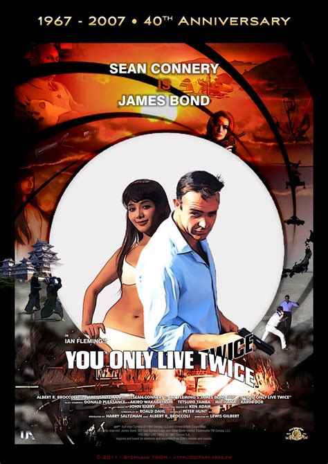 You Only Live Twice Poster 2 Sean Connery James Bond Film Klasik