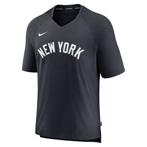 New York Yankees Pregame Performance V Neck T Shirt By Nike